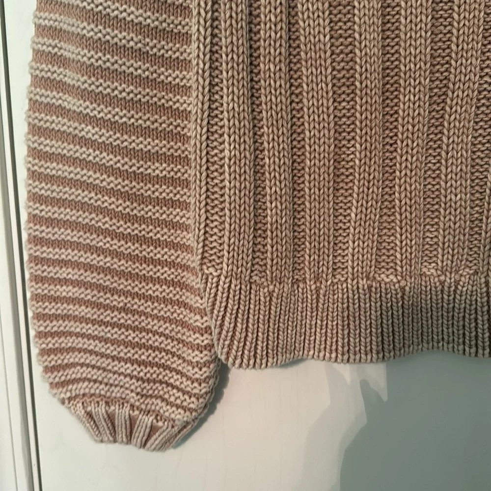 Free People Tan Cowl Neck Sweater‎ DD